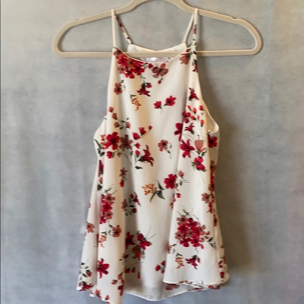 ♥️Embrace los Angeles Floral Flare out summer top